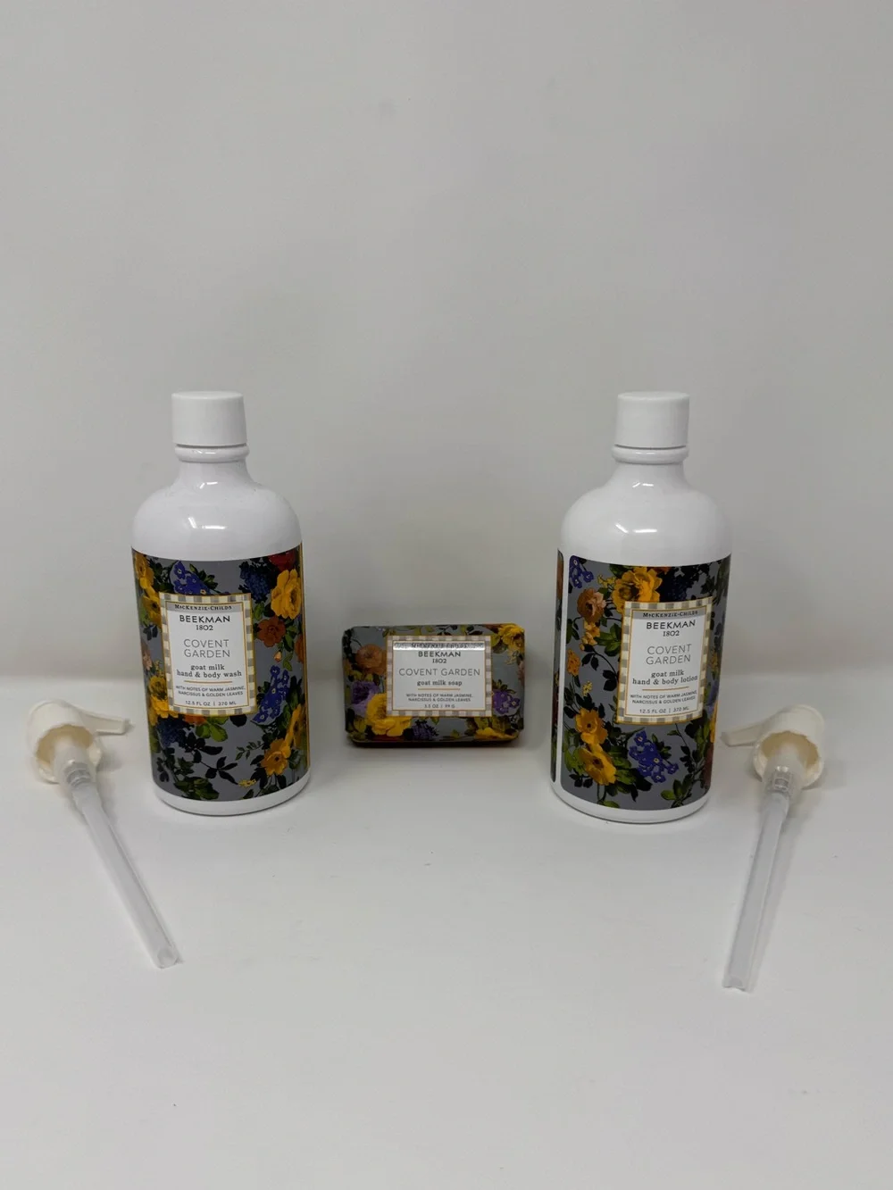 Beekman Mackenzie Childs 1802 Covent Garden Goat Milk Hand Body Wash Soap Bundle